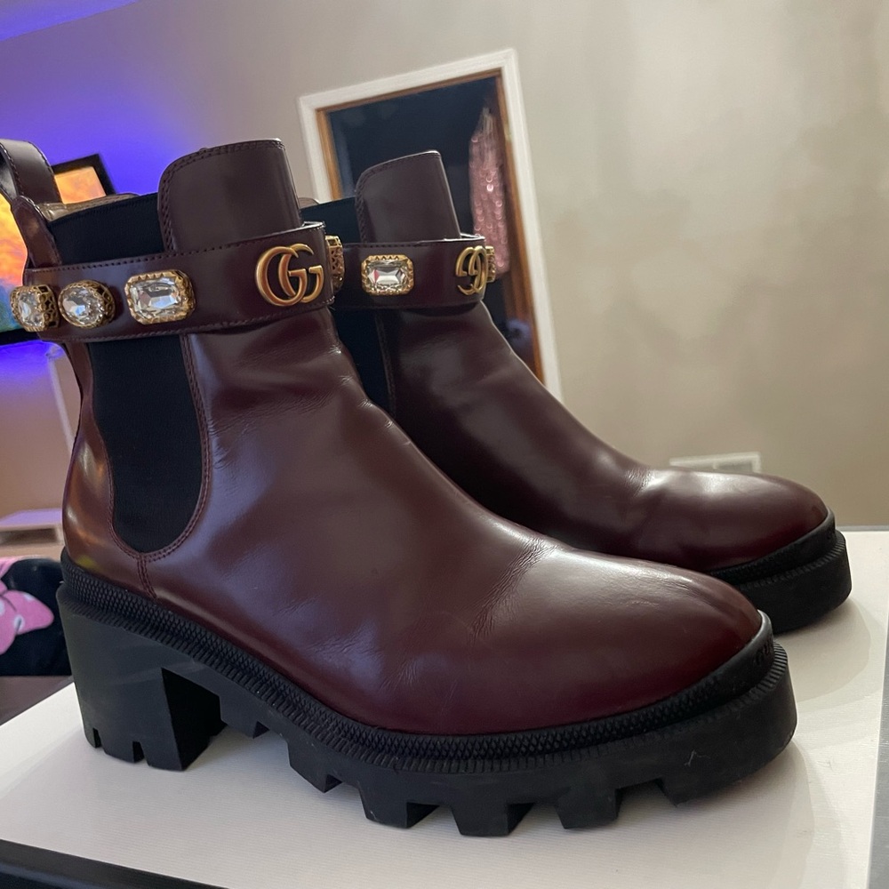 Gucci boots.
